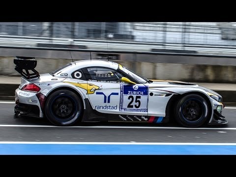 BMW Z4 GT3 Sounds (VLN Test- & Einstellfahrten 2014)
