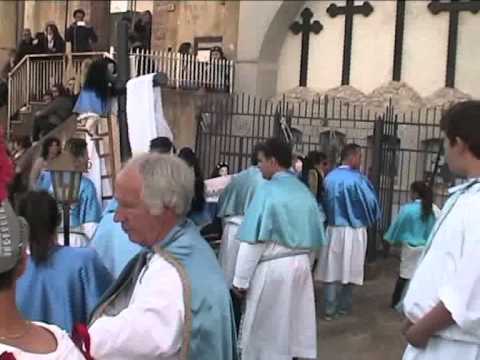 Processione Sabato Santo e "Cunfrunta" 2014 a Badolato