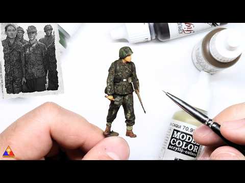 Painting German Pea Dot Camo for 1/35 Figures… Made Easy!