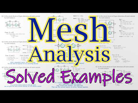 Solve ANY Circuit: Mesh Analysis Simplified (Supermesh & Dependent Sources)
