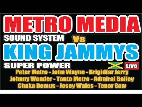 METRO MEDIA vs KING JAMMYS SUPER POWER Sound System CLASSIC CLASH LIVE Jamaica Reggae Dancehall 1985