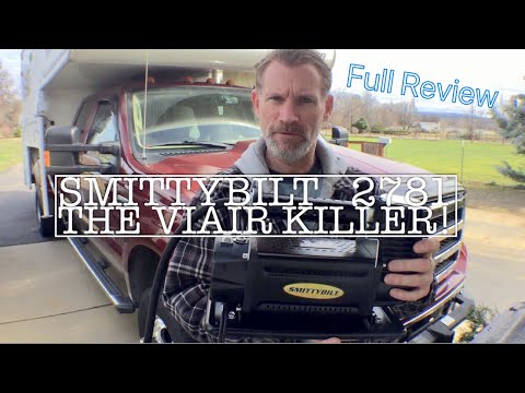Smittybilt 12 Volt RV Air Compressor Review.  Better than Viair?