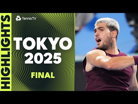 Carlos Alcaraz vs Taylor Fritz In Title Showdown 🏆 | Tokyo 2025 Final Highlights