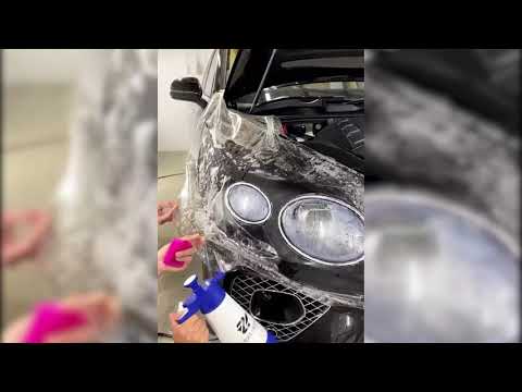 Paint protection film full front end