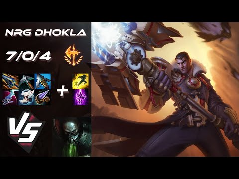 NRG Dhokla TOP Jayce vs Urgot - NA Challenger Patch 14.24