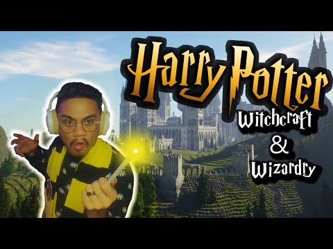 RalphieG - BECOMING A WIZARD NOT IN HOGWARTS LEGACY but in minecraft lol