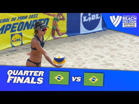 Andressa/Vitoria vs. Taiana Lima/Hegeile - Quarter Final Highlights Espinho 2022 #BeachProTour