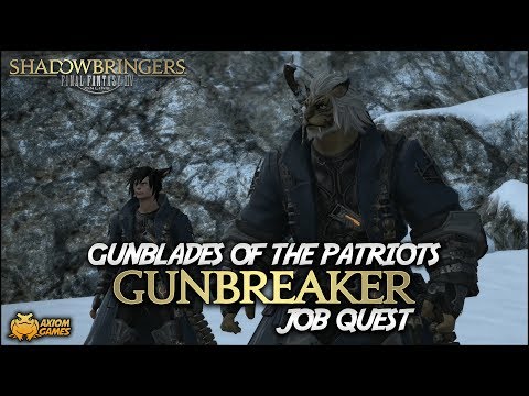 FFXIV: Shadowbringers - GNB Gunblades of the Patriots (Job Quest)