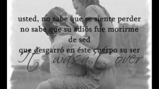 usted  no sabe - Alexandre Pires- Letra (lyrics)