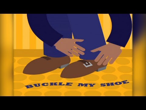 One, Two, Buckle My Shoe Animated - Mother Goose Club Playhouse Kids Song