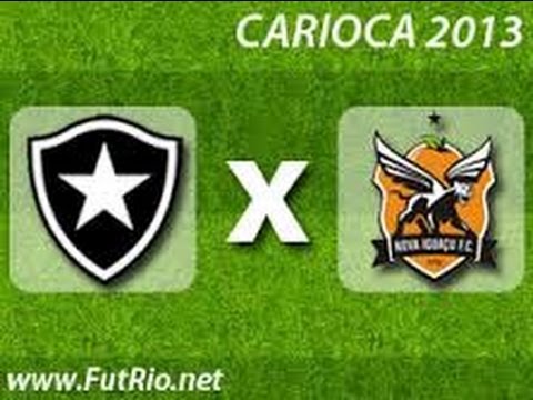 Botafogo 4 x 1 Nova Iguaçú - Taça Rio 2013 - Jogo completo