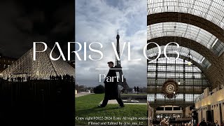 Paris Vlog Part 1 / 28歳メンズ社会人1人でフランス、パリへ行く/ 美術館、カフェ巡り