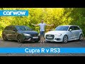 Audi RS3 vs SEAT Leon Cupra R - see if the Audi is really worth £9,000 more!