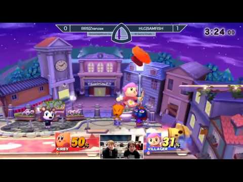 Sm4sh@Mines 54 - RRS|Zranzax (Kirby) Vs. HLG|SAMFISH (Villager) - Winners Semifinals