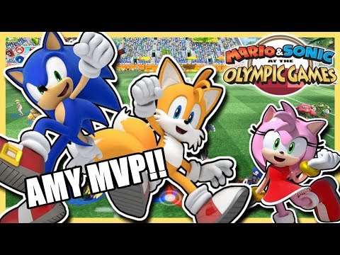 AMY IS THE BEST!!!! Sonic & Tails Play Mario & Sonic At The Olympics Games Tokyo 2020