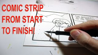 How to Draw a Comic Strip (Start to Finish)