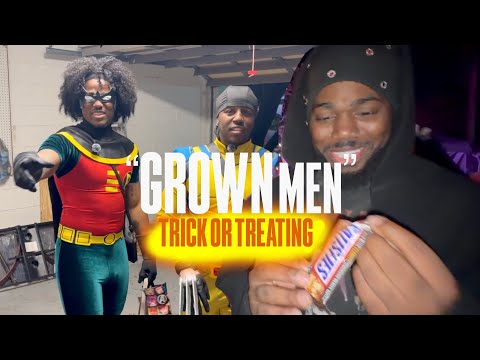 We GROWN but STILL went Trick-or-treating | D3Mstreet Brothers