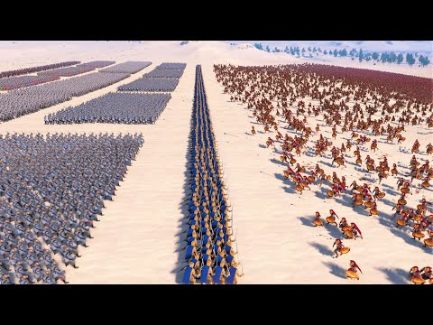Romans, Persians and Wildman, Archers and Golden Knight Vs Spartans - Ultimate Epic Battle Simulator