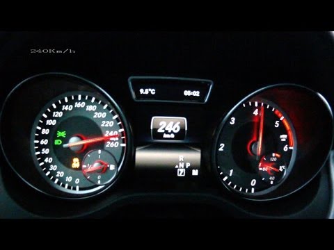 Mercedes CLA 220 CDI 2014 - acceleration 0-220 km/h, top speed test and more