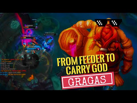 From Feeder to Carry God | Gragas Bot Lane | Ultimate SpellBook | League of Legends | 2021