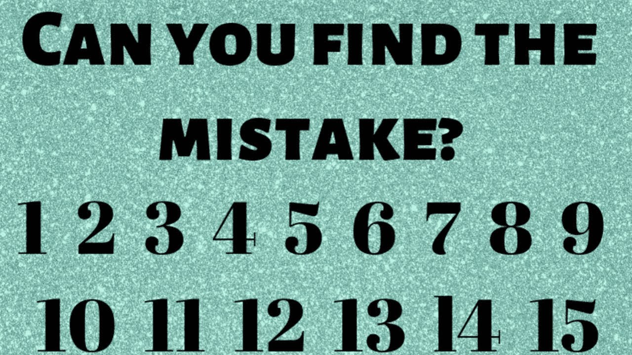 FIND THE MISTAKE IF YOU ARE GENIUS