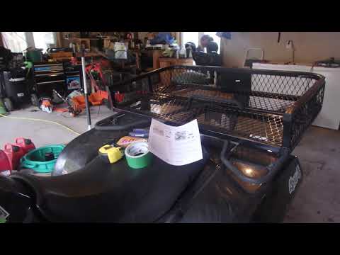 Black Widow ATV Rear Basket Install