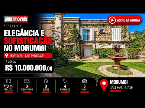 Vídeo do imóvel — Casa em condomínio fechado com 4 quartos à venda na Rua Margarida Galvã, Paineiras do Morumbi