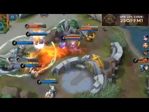 Super epic gocekan Masha EVOS OURA.😝 The best M1 mobile legend .