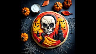 Royal icing Halloween cookies compilation / AI generated ideas