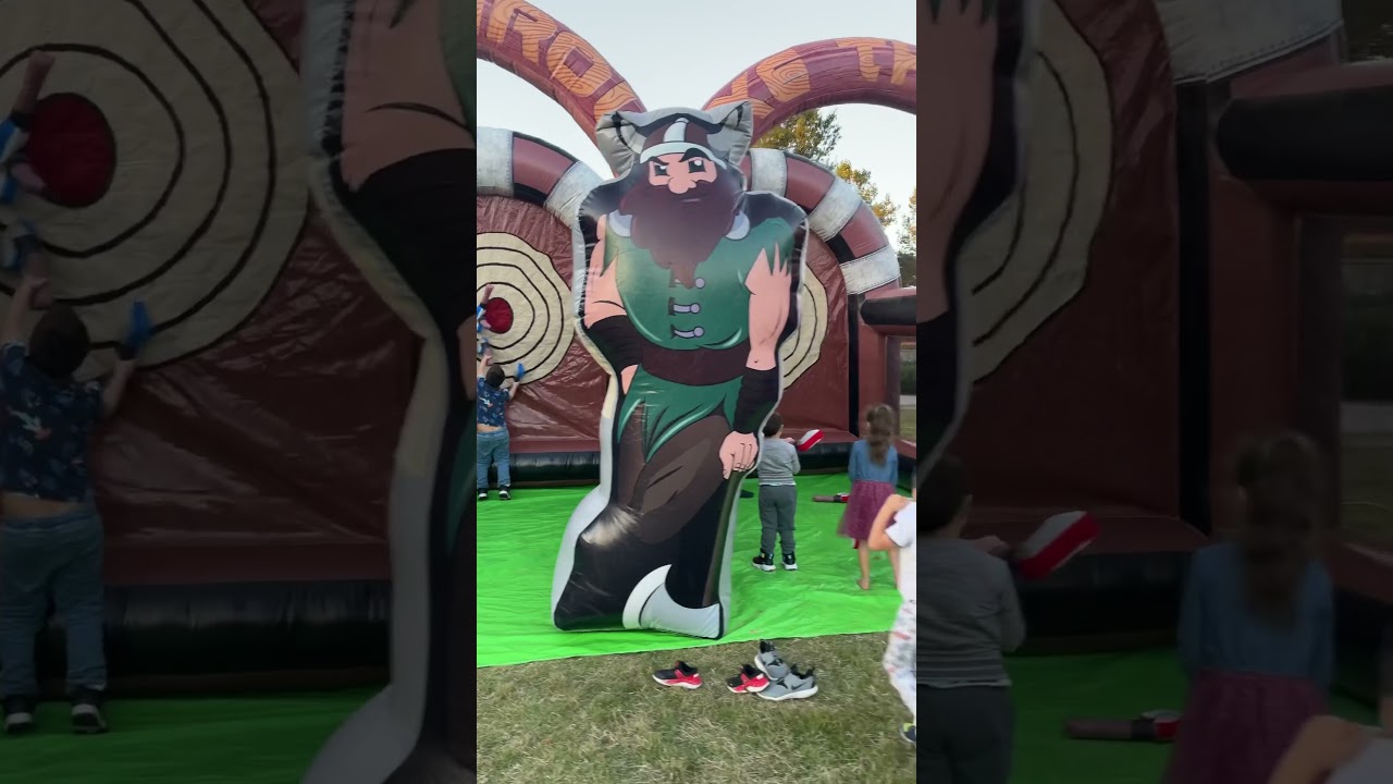 Inflatable Viking Axe Throw
