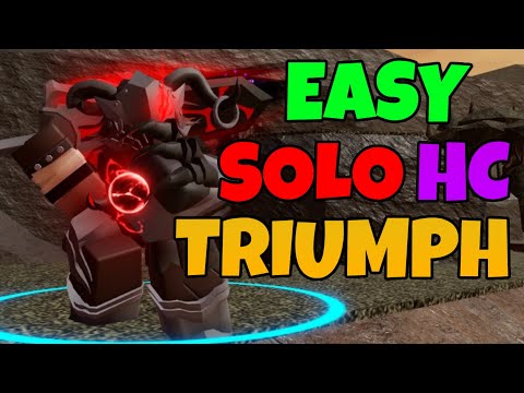 SOLO HARDCORE TRIUMPH WİTH WARLOCK + EASY GUIDE | TDS Tower Defense Simulator
