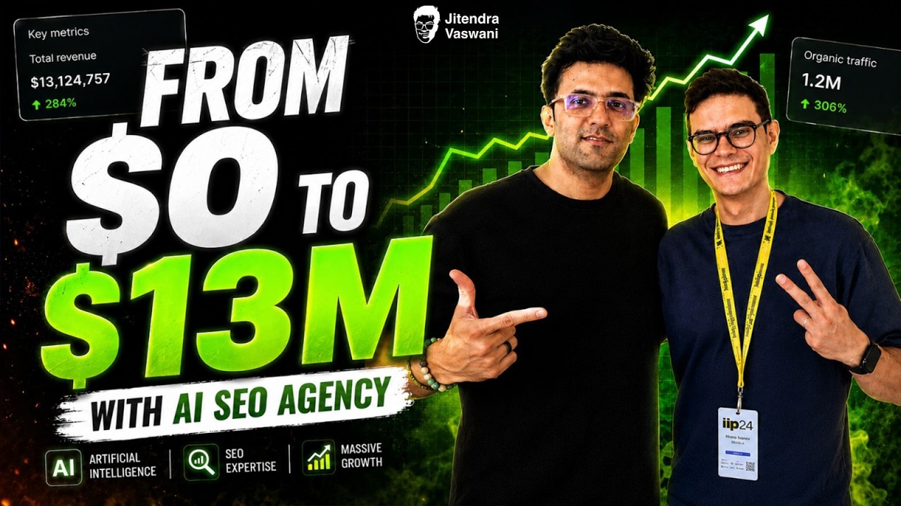 He Built a $13M SEO Agency Using AI, ft. Lawrence Hitches