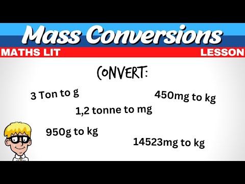 Mass Conversions Maths Lit