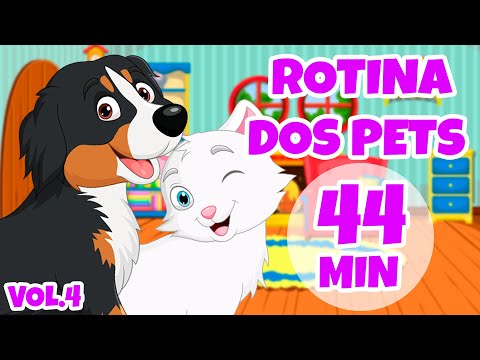 Rotina dos Pets Vol. 4 - Giramille 44 min | Desenho Animado Musical