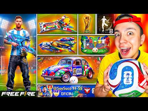 SOLO PUEDO USAR COSAS DE FUTBOLL EN FREE FIRE😱⚽!