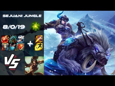 JUNGLE Sejuani vs Nidalee - EU Grandmaster Patch 14.24