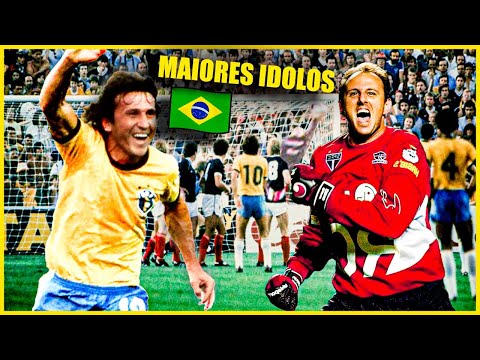 OS MAIORES ÍDOLOS DO FUTEBOL BRASILEIRO