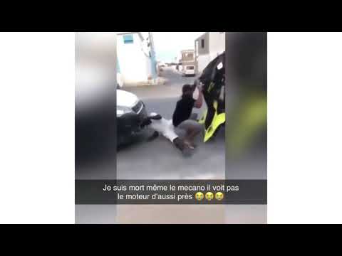 Même le mécano il voit pas le moteur d'aussi près 😭😭😭
