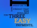 Mitch Hedberg Kinetic Type "3 Easy Payments" - Bob Buel