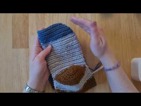 Nalbinding sock tutorial part 3 - asymmetrical toes and finishing the sock