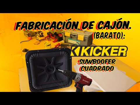 We built a square Kicker subwoofer enclosure | Tutorial