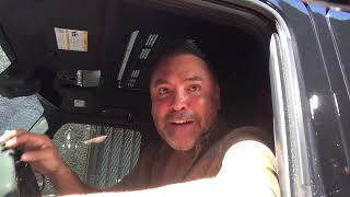 OSCAR DE LA HOYA "WILL BE EASY TO NEGOTIATE WITH FLOYD ABOUT GERVONTA DAVIS VS RYAN GARCIA FIGHT"