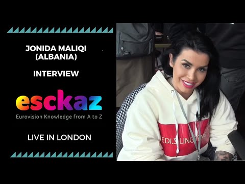 ESCKAZ in London: Interview with Jonida Maliqi (Albania at the Eurovision 2019)