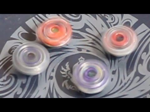 Beyblade Burst ベイブレードバースト 4 WAY BATTLE! Wyvern vs Valkyrie vs Deathscyther vs Spriggan!