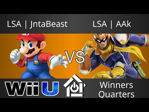 Bearly Monhthly 4/1/17 - LSA | JntaBeast (Mario) vs LSA | AAk (Falcon) - Smash 4 Winners Quarters