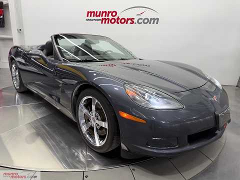 2009 Chevrolet Corvette Convertible 3LT in Gray for sale at Munro Motors in Brantford, ON