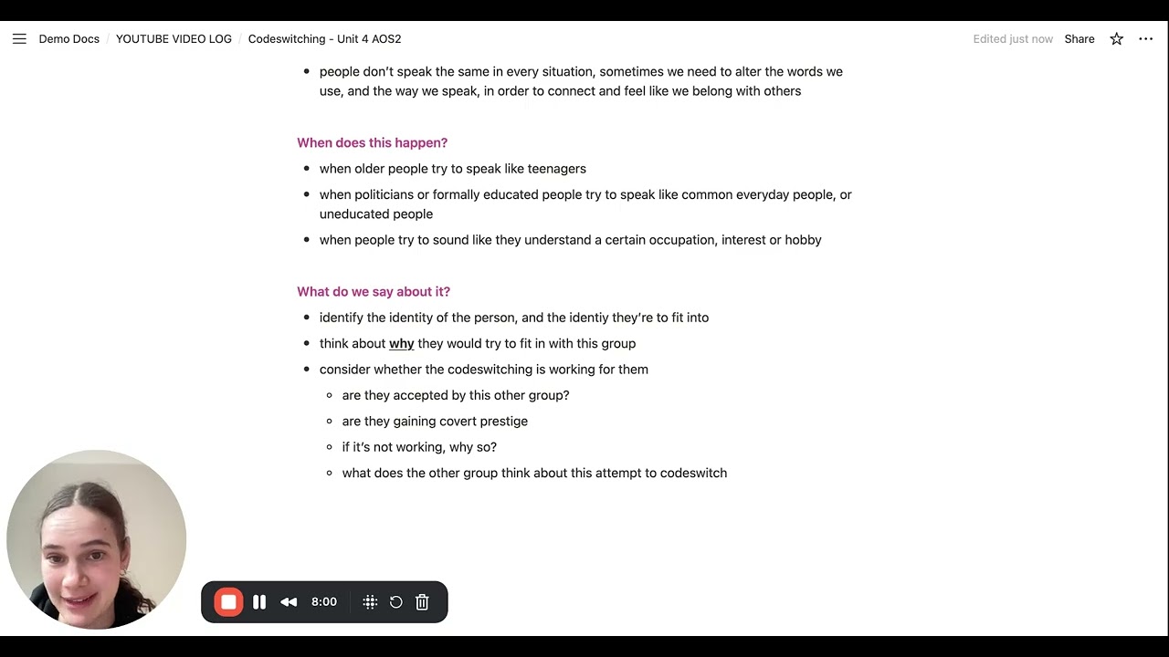 ALL ABOUT ANALYSING CODE SWITCHING AND LANGUAGE USAGE [UNIT 3/4 ENGLISH LANGUAGE RAW 50 TRAINING]