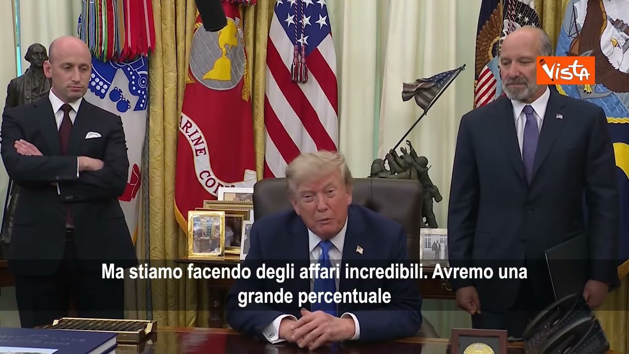 Trump: Avremo una grande fetta del mercato dei microchip prima che io lasci l'incarico, ovvero tr...