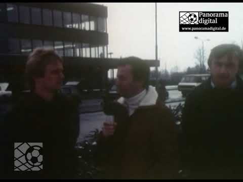 Interview Joachim Streich und Dieter Kühn nach 2:0 Sieg DDR-Nationalmannschaft in Tunesien, 02/83