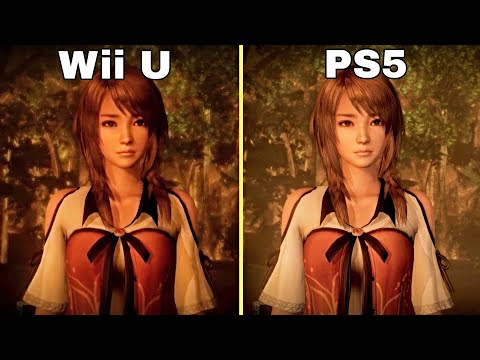Fatal Frame Maiden of Black Water Remaster Vs Original Graphics Comparison | PS5 Vs Wii U